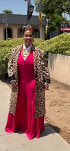 Tiered wide leg jumper
