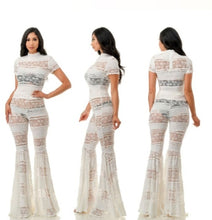 Lace me over set white