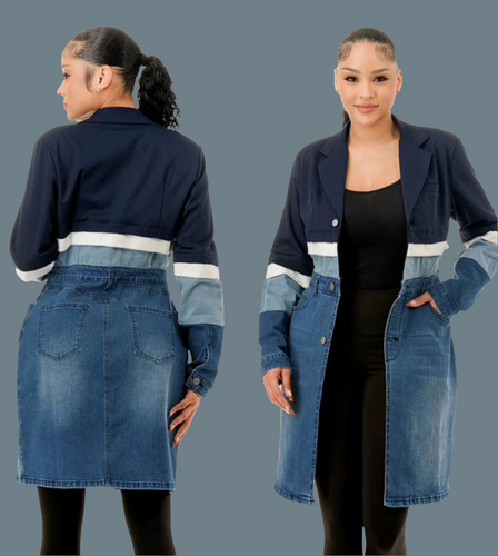 Denim Trench