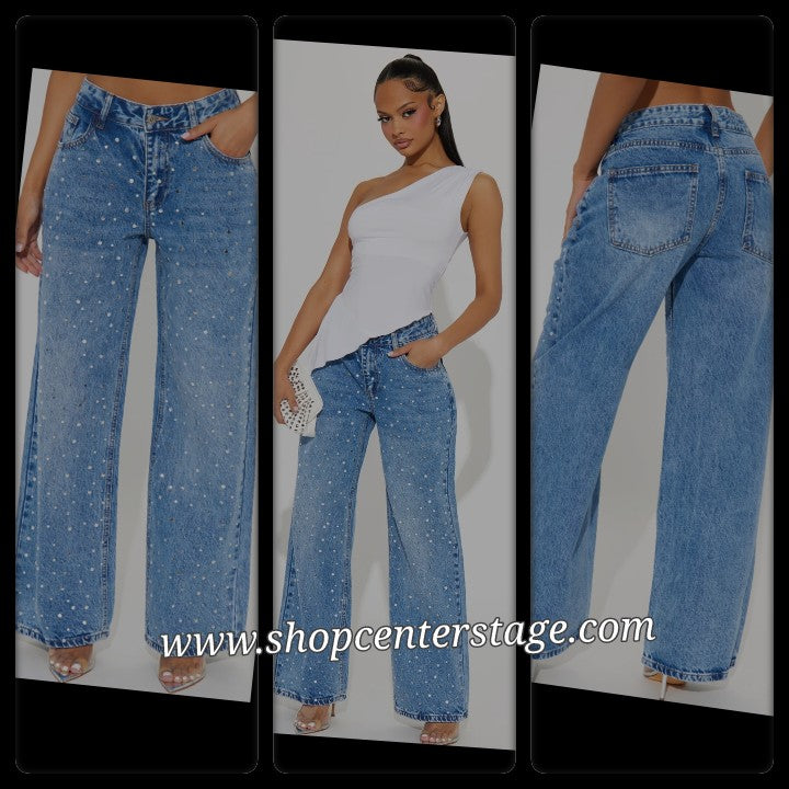 Diamonds on denim