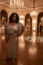 Shining star sequin maxi