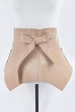 Peplum wrap belt